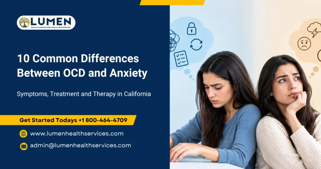 10 common difference between ocd vs. anxiety