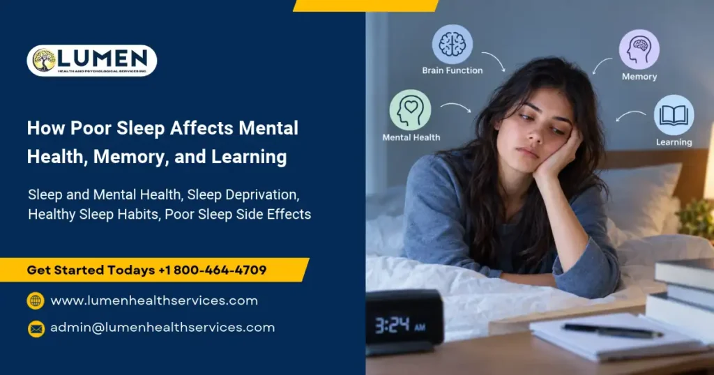 how poor sleep affects mental health