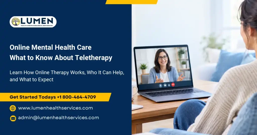 Online Mental Health Care: What to Know About Teletherapy